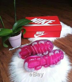 10 women's Nike air VAPORMAX Flyknit 3 pink green multicolor running CI7577 001