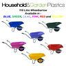 110 Litre Garden/equestrian Plastic Wheelbarrow Blue/green/lilac/pink/red/yellow