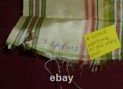 11 yards Silk PLAID tartan fabric pastel CREAM PINK GREEN 54 wide female SPRING