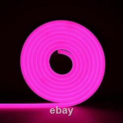 12V Silicone LED Neon Rope Strip Lights Waterproof Home Car In/Outdoor Lighting