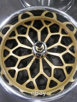 17 Pro Wheels Snowflake Gold Year Forged Billet Aluminum Rims Custom One