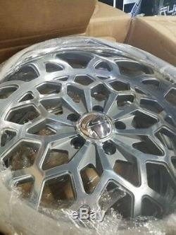 17 Pro Wheels Snowflake Gold Year Forged Billet Aluminum Rims Custom One