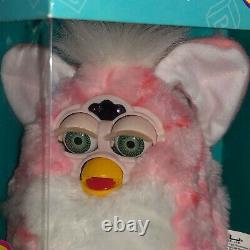 1999 Furby Baby Pink Coral Furby With Green Eyes Nib