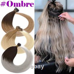 200G CLEARANCE Nano Ring 100% Human Remy Hair Extensions Micro Loop Beads I Tip