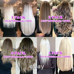 200G CLEARANCE Nano Ring 100% Human Remy Hair Extensions Micro Loop Beads I Tip