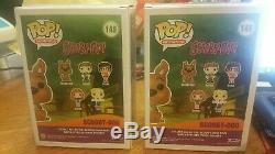 2017 SDCC Pink & Green Scooby-Doo Flocked Funko Pop's LE 1000 PCS each