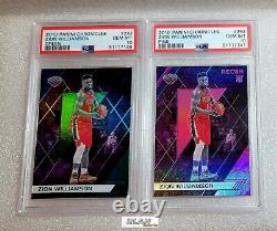 2019 Chronicles ZION WILLIAMSON Recon Green / Pink Parallel PSA 10 Gem Mint RC
