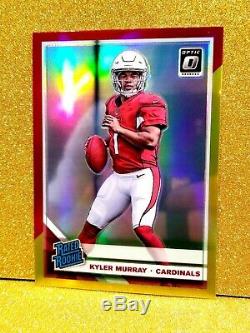 2019 OPTIC RATED ROOKIE Kyler Murray Silver Holo Pink Green Velocity Huge LOT RC