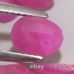 22.87cts Stunning Natural Myanmer Ruby 20 Pcs-ref Video