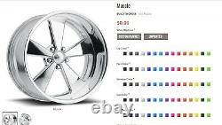22 Pro Wheels Rims Muscle Forged Billet Polished Aluminum Us Specialties Line
