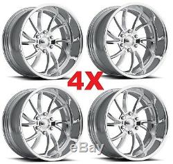 24 Pro Wheels Twisted Ss 6 Custom Forged Billet Rims Intro Line Foose Staggered