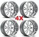 24 Pro Wheels Twisted Ss 6 Custom Forged Billet Rims Intro Line Foose Staggered