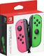 (2 Pack) Nintendo Joy-con (l/r) Wireless Controllers Nintendo Switch Pink-green
