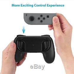 2-Pack Handle Grip for Nintendo Switch Joy-Con Controller with 2 JoyStick Caps