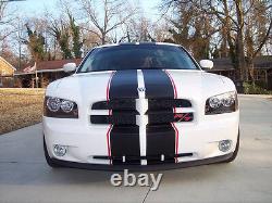 2 color 10 Twin Rally stripesFIT All YR Dodge Charger Avenger FDC/3M Vinyl