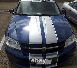 2 color 10 Twin Rally stripesFIT All YR Dodge Charger Avenger FDC/3M Vinyl