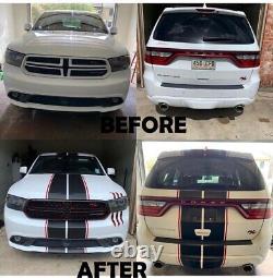 2 color 10 Twin Rally stripes Stripe Graphics Decals FIT All YR Dodge Durango