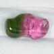 34.67 Ct Lustrous Pink Green Natural Bi Color Hue Tourmaline See Vdo 6068