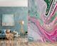 3d Abstract Pink Green 9244 Wall Paper Wall Print Decal Deco Wall Mural Ca Romy