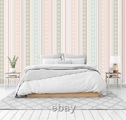 3D Pink Green KEP1792 Wallpaper Mural Self-adhesive Removable Sticker Bea