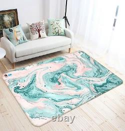 3D Pink Green Texture 88 Non Slip Rug Mat Room Mat Quality Elegant Photo Carpet