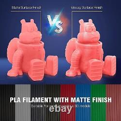 3KG SUNLU PLA Matte 3D Printer Filament 1.75mm PLA 1KG/ROLL Matte Finish No Knot