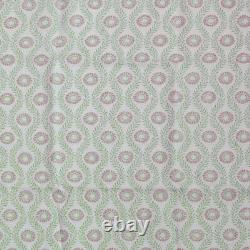 3.5 meters x COLEFAX and FOWLER Swift 100% Linen fabric Pink/Green