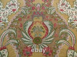 4.9yd Scalamandre France Persan Multi Pink Red Green Sand Gold Msrp$296/y