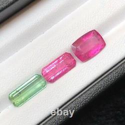 6.75 CT Natural Cut Pink & Green Colour Tourmaline Gemstone from Afghanistan