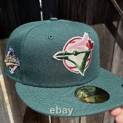 7 1/4 Pink UV Hat Club Exclusive Toronto Blue Jays 1992 World Series Fitted