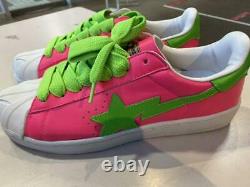A Bathing Ape Skullsta FS-004 Pink Green Sneaker Men Us10
