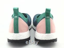Adidas STELLA MCCARTNEY Pure Boost Shoes BY1970 Green Plum Pink US 9 EU 41 1/3