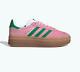 Adidas Women Gazelle Bold True Pink Green Ie0420