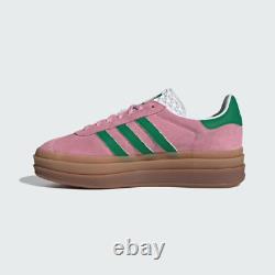 Adidas Women Gazelle Bold True Pink Green IE0420