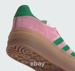 Adidas Women Gazelle Bold True Pink Green IE0420