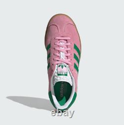 Adidas Women Gazelle Bold True Pink Green IE0420