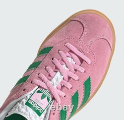 Adidas Women Gazelle Bold True Pink Green IE0420