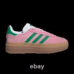 Adidas Womens Gazelle Bold'True Pink Green' IE0420 In Stock