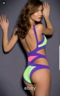 Agent provocateur Mazzy Bikini purple / Green / pink / Size 2