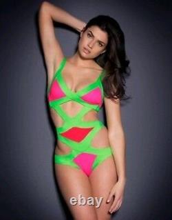 Agent provocateur Mazzy swimsuit Green / pink / red Size 2
