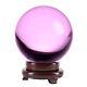 Amlong Crystal Meditation Divination Sphere Crystal Ball With Wood Stand