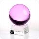 Amlong Crystal Sphere Crystal Ball With Angled Crystal Stand Engraving Feng Shui