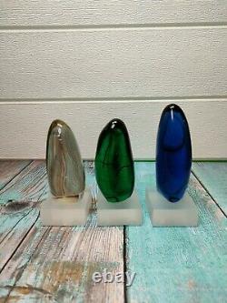 Andara Crystal Polished Pink Green and Blue 795gr with Base for Decoration