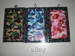 Authentic A Bathing APE BAPE ABC CAMO IPHONE 7 CASE GREEN BLUE PINK NEW