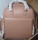 Ayla & Co The Mini Multi-purpose Travel/diaper Bag In Blush Pink, Vegan Leather