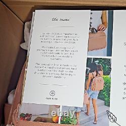 Ayla & Co The Mini Multi-Purpose Travel/Diaper Bag in Blush Pink, Vegan Leather