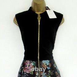 BNWT Ted Baker Dress TB 4 (UK 14) Keirly Pink Green Blue Red Brown Lined