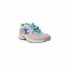 Brand New 100% Authentic Chanel Cc Logo Nylon Suede Sneaker Green Purple Pink