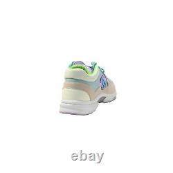 BRAND NEW 100% AUTHENTIC Chanel CC Logo Nylon Suede Sneaker Green Purple Pink