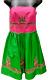 Betsey Johnson Pink Green Beaded W Applique Strapless Dress Size 8 Nwot